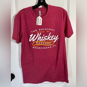 Whiskey Ranches Burgundy Graphic Tee